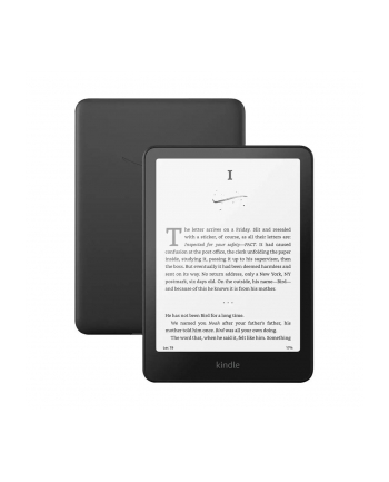 Ebook New Kindle PaperBIAŁY (12th Generation) - 2024 release 7” glare-free 16GB Wi-Fi (Ad-supported) Black