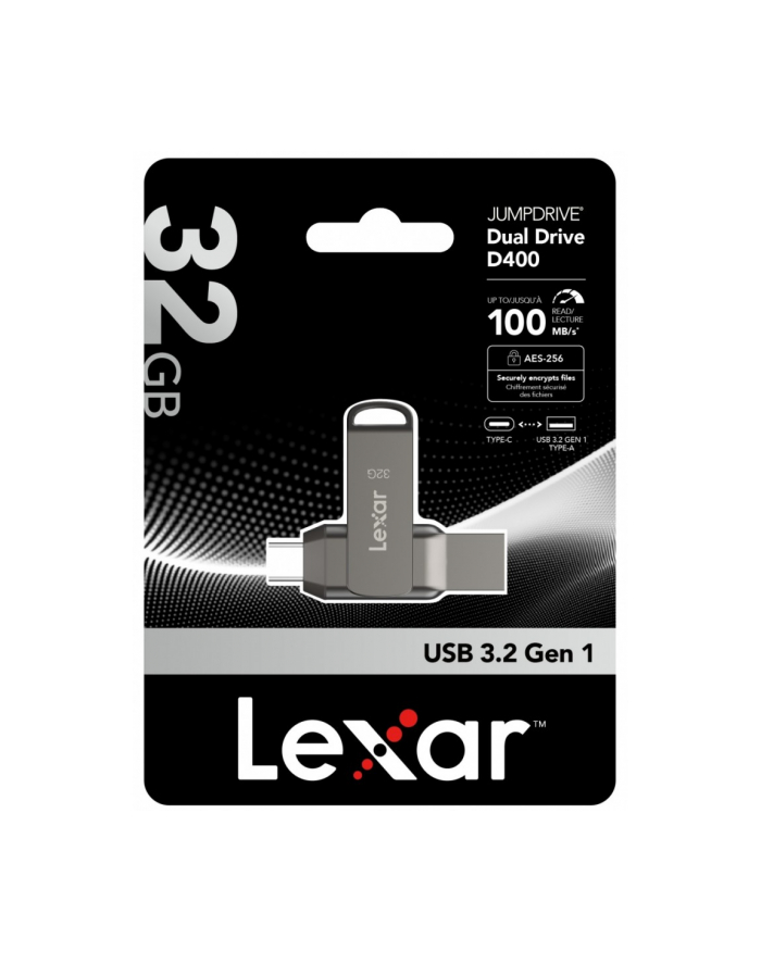 lexar Pendrive Dual Drive D400 32GB USB-C/A 3.1 100MB/s główny