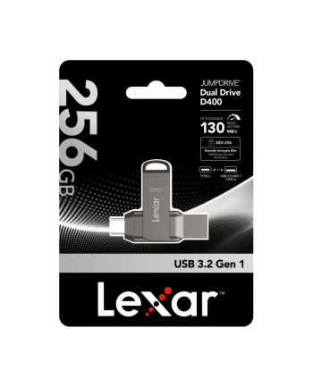 lexar Pendrive Dual Drive D400 256GB USB-C/A 3.1 130MB/s