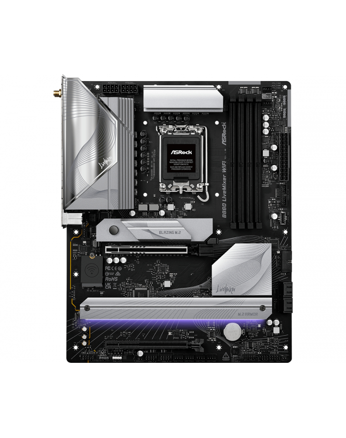 asrock Płyta główna 860 LIVEMIXER WIFI s1851 4DDR5 ATX główny