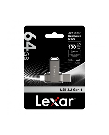 lexar Pendrive Dual Drive D400 64GB USB-C/A 3.1 130MB/s nr 1