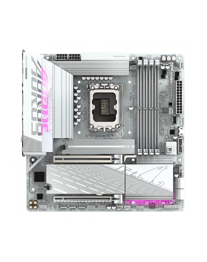  Płyta Gigabyte B860M A ELT WF6E ICE /B860/DDR5/SATA3/M.2/USB4/WiFi/BT/PCIe5.0/s.1851/M-ATX główny