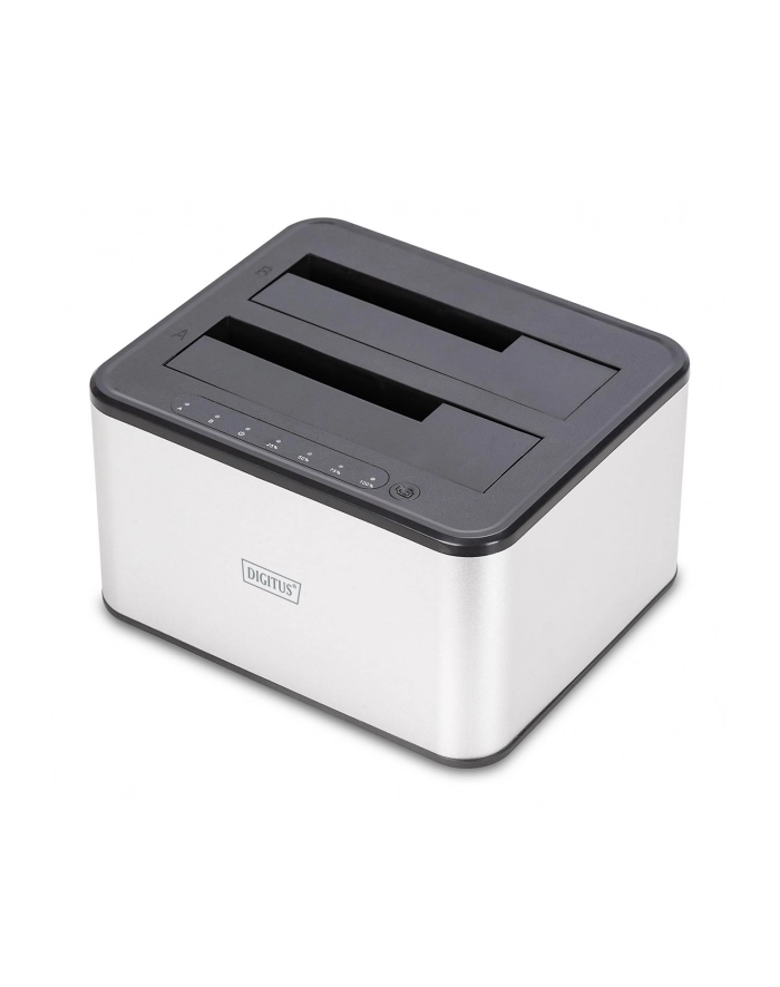Stacja dokująca DIGITUS USB 3.0 Super Speed do 2x SSD/HDD 2.5/3.5''SATA III max. 2x20TB z funkcją klonowania główny