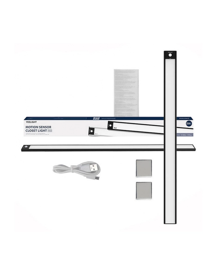 Lampka do szafy z czujnikiem ruchu Yeelight Closet Light 60cm YLBGD-0046 (czarny) 4000K główny