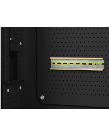 Szafa instalacyjna Rack Wisząca 19'' 6U+3U 540x200 Niskoprofilowa Czarna Lanberg (złożona) nr 1
