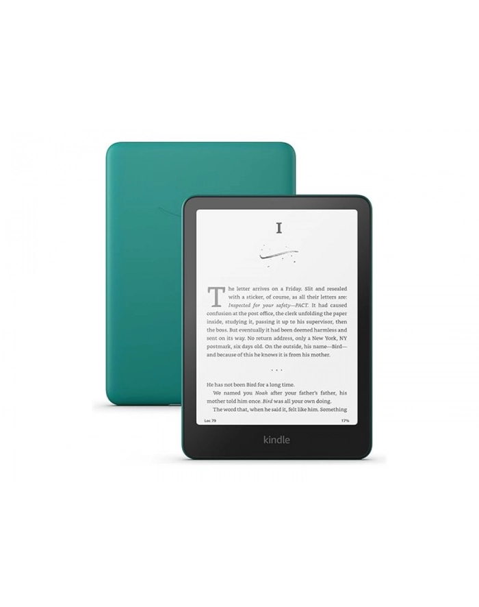 Ebook New Kindle PaperBIAŁY (12th Generation) - 2024 release 7” glare-free 16GB Wi-Fi (Ad-supported) Jade główny