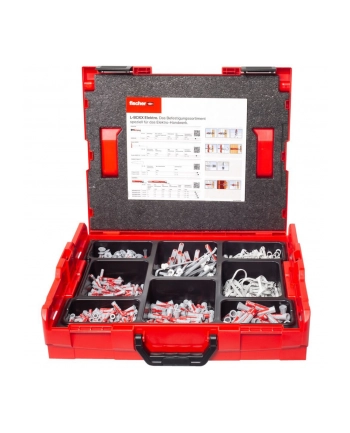 fischer L-BOXX 102 Elektro, dowels (light grey/red, 670 pieces) nr 2