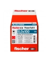 fischer wood construction screw PowerFull II 8.0x100 countersunk head TX VG (50 pieces, full thread, galvanized) - nr 3