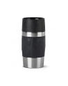 Emsa TRAVEL MUG Compact thermal mug (black/stainless steel, 0.3 liters, screw cap) - nr 13