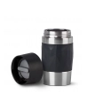Emsa TRAVEL MUG Compact thermal mug (black/stainless steel, 0.3 liters, screw cap) - nr 14