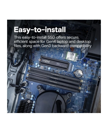 crucial Dysk SSD P310 2TB M.2 NVMe PCIe 4.0 2280 radiator nr 1