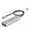 DeLOCK USB 10 Gbps USB Type-C Hub with 4 x USB Type-C socket, USB hub (grey) - nr 6