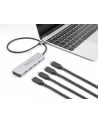 DeLOCK USB 10 Gbps USB Type-C Hub with 4 x USB Type-C socket, USB hub (grey) - nr 8