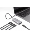 DeLOCK DeLock USB 10 Gbps USB Type-C Hub with 4 x USB Type-C + 1 x USB Type-C PD 85 Watt, USB hub (gray) - nr 11