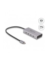 DeLOCK DeLock USB 10 Gbps USB Type-C Hub with 4 x USB Type-C + 1 x USB Type-C PD 85 Watt, USB hub (gray) - nr 8