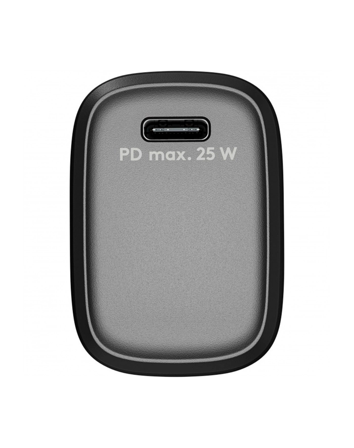 goobay USB-C PD GaN fast charger 25 watts (black, Power Delivery 3.0) główny