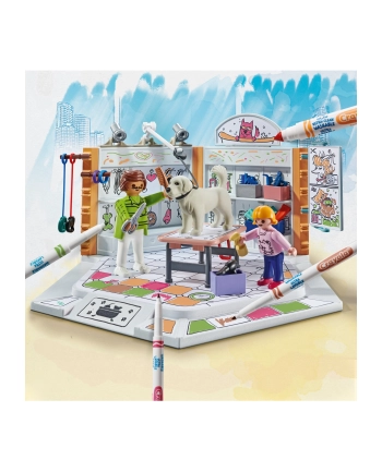 PLAYMOBIL 71514 Color Dog Grooming, construction toy