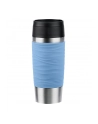 Emsa TRAVEL MUG Waves thermal mug (light blue/stainless steel, 0.36 liters) - nr 5