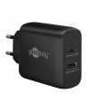 goobay USB-C dual quick charger, PD, GaN, 65 watts (black, 1x USB-C, 1x USB-A, Power Delivery) - nr 7