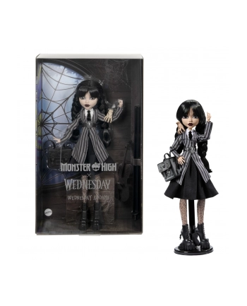 Monster High X Lalka Wednesday Szkolny Mundurek HXJ04 MATTEL nr 1