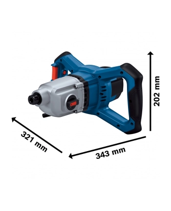 bosch powertools Bosch 2-speed mixer GRW 140 Professional (blue, 1,400 watts) nr 2