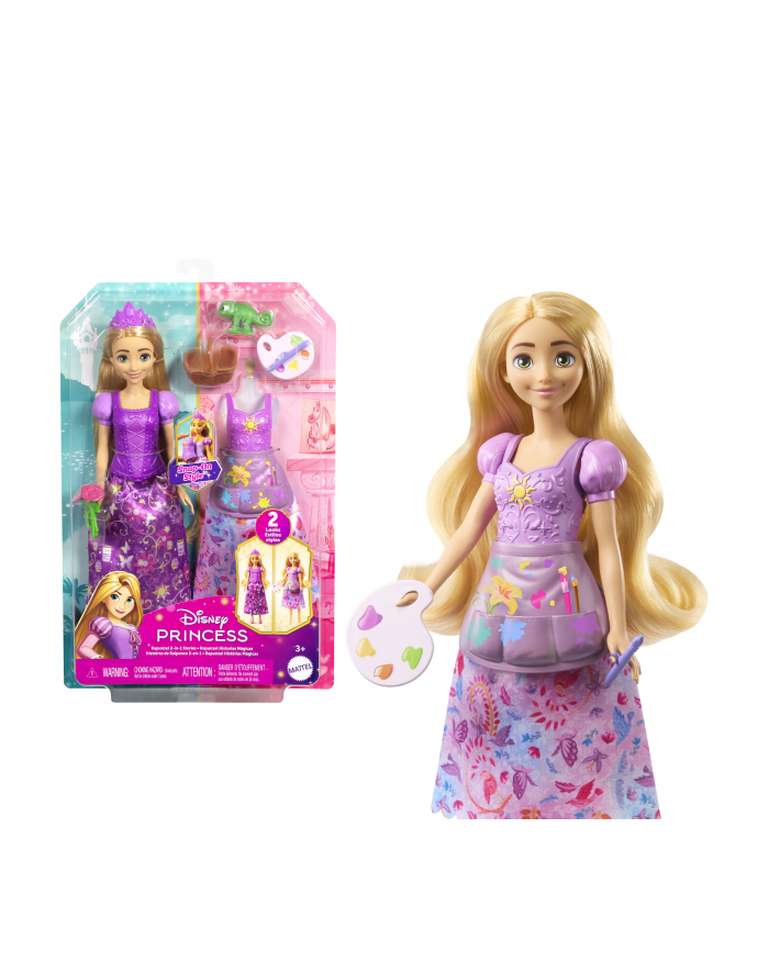 Disney Princess Lalka księżniczka Roszpunka JBG09 MATTEL główny
