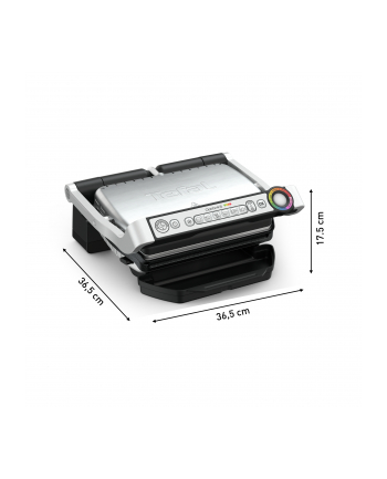 Tefal Optigrill + Snacking ' Baking GC714D, contact grill (silver/black, 2000 watts)