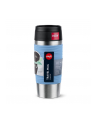 Emsa TRAVEL MUG Waves thermal mug (light blue/stainless steel, 0.36 liters) - nr 12
