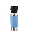 Emsa TRAVEL MUG Waves thermal mug (light blue/stainless steel, 0.36 liters) - nr 2