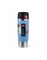 Emsa TRAVEL MUG Waves Grande thermal mug (light blue/stainless steel, 0.5 liters) - nr 12