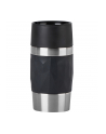 Emsa TRAVEL MUG Compact thermal mug (black/stainless steel, 0.3 liters, screw cap) - nr 15