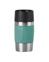 Emsa TRAVEL MUG Compact thermal mug (petrol/stainless steel, 0.3 liters, screw cap) - nr 7