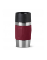 Emsa TRAVEL MUG Compact thermal mug 0.3 liters (wine red/stainless steel, screw cap) - nr 13