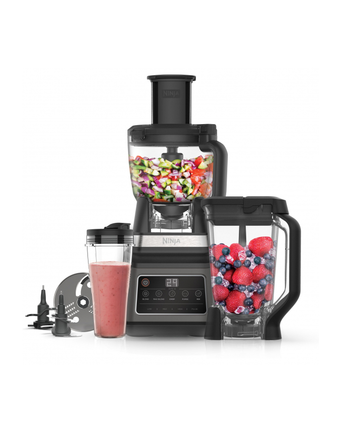 Ninja 3-in-1 Food Processor ' Blender BN800EU with Auto-iQ (black, 1,200 watts) główny