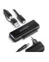 axagon ADSA-FPX Adapter USB-C 10Gbps SATA 6G 2.5'/3.5' SSD/HDD FASTPORT X, w tym zasilacz, 60cm USB-C/USB-A kabel - nr 37