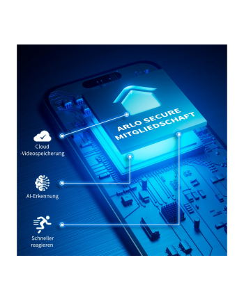 Arlo Pro 5 Spotlight, surveillance camera (BIAŁY/black, 3-pack, WiFi, spotlight, 2K resolution) nr 2