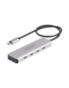 DeLOCK USB 10 Gbps USB Type-C Hub with 4 x USB Type-C socket, USB hub (grey) - nr 1