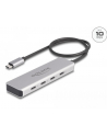 DeLOCK USB 10 Gbps USB Type-C Hub with 4 x USB Type-C socket, USB hub (grey) - nr 5