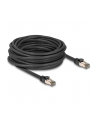 DeLOCK RJ-45 network cable Cat.6a U/FTP ultra flexible (black, 10 meters, inner stainless steel jacket) - nr 2