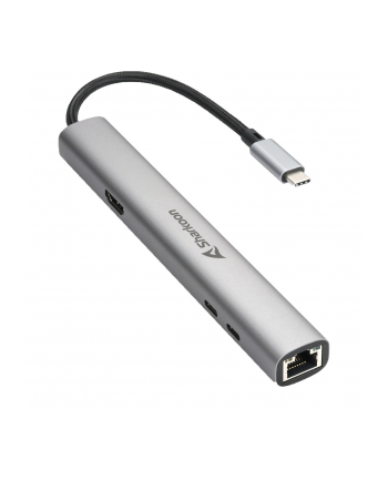Sharkoon OfficePal Combo Adapter, docking station (gray)
