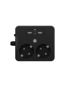ICY BOX power strip IB-MPS2220B-CH, 2-way, 3x USB (black, 1.9 meter cable, switch) - nr 15