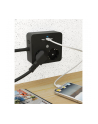 ICY BOX power strip IB-MPS2220B-CH, 2-way, 3x USB (black, 1.9 meter cable, switch) - nr 6