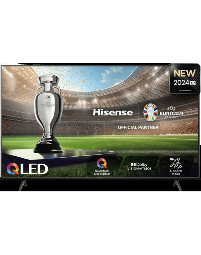 Hisense 75E77NQ, QLED TV - 75 -  black, UltraHD/4K, triple tuner, PVR główny