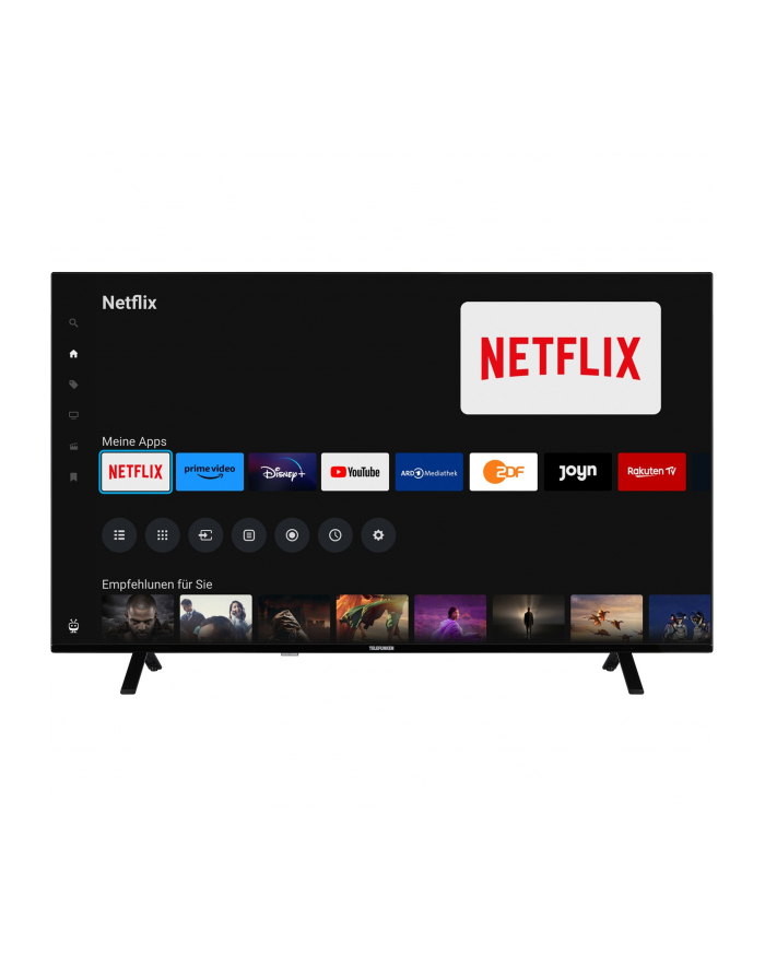 Telefunken XU55TO750S, LED TV - 55 -  black, UltraHD/4K, triple tuner, SmartTV, TiVo operating system główny