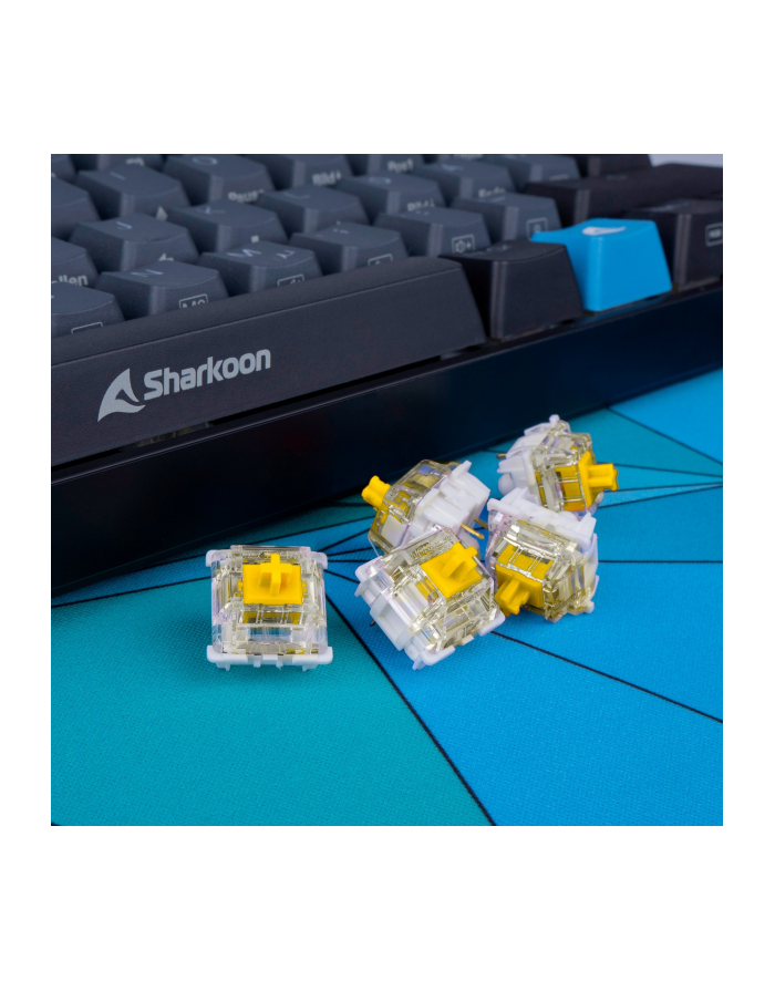 Sharkoon Gateron Pro 3.0 Yellow Switch Set, key switches (yellow/transparent, 35 pieces) główny