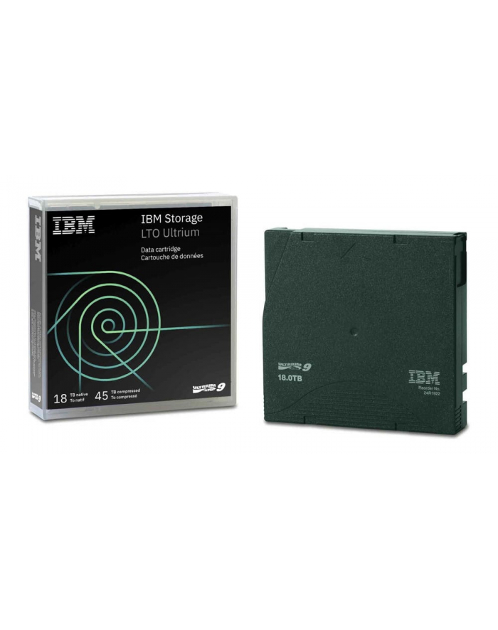 IBM LTO9 Medium 45 TB, streamer medium (black) główny