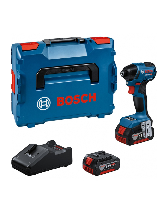 bosch powertools Bosch cordless impact wrench GDR 18V-220 Professional, 18Volt (blue/black, 2x Li-Ion battery 5.0Ah, Bluetooth, in L-BOXX) główny