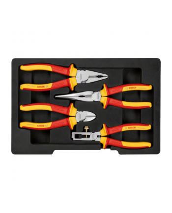 bosch powertools Bosch VDE pliers set Professional, 4-piece (red/yellow)