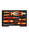 bosch powertools Bosch VDE tool set mixed, 7-piece (red/yellow, side cutters, needle-nose pliers, 4 screwdrivers, stripping knife) - nr 5