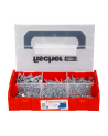 fischer FixTainer PowerFast II countersunk head VG TX, screw set (702 parts, full thread, galvanized) - nr 10